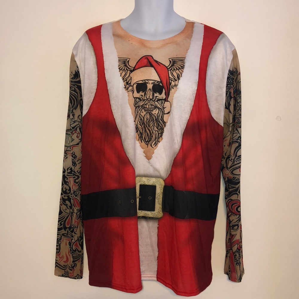 Faux Real Mens Ugly Christmas Shirt